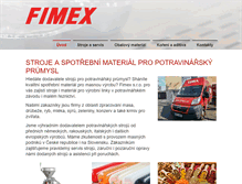 Tablet Screenshot of fimex.cz